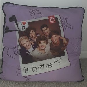 One direction throw pillow